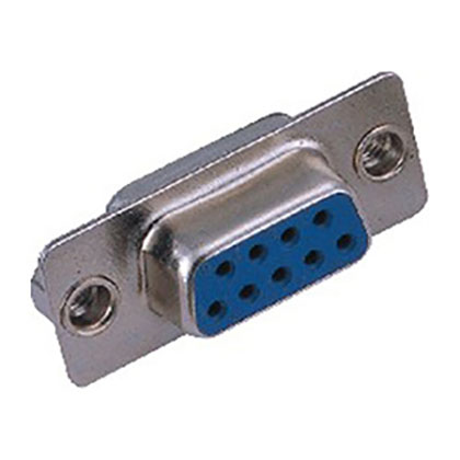 DB 9 female blue rubber rear rivet nut